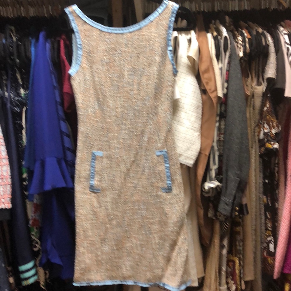 Moschino tweed dress. Super sexy and professional